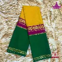 Pure Mysore Crape Brocade Purple Pink- PC - Pure Mysore Crepe Silk - PSS0012